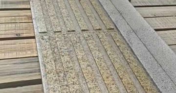 铜川黄金麻盲道石 盲条