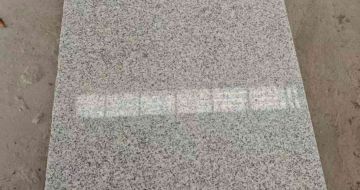 铜川芝麻白光面毛板