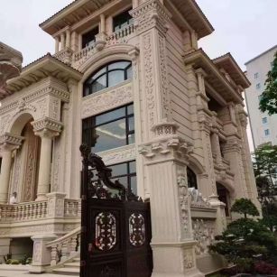 铜川黄金麻别墅外墙异形定制