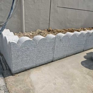 铜川芝麻白花边石  围边石