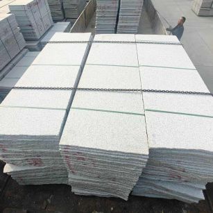 铜川芝麻白毛板，石材毛板