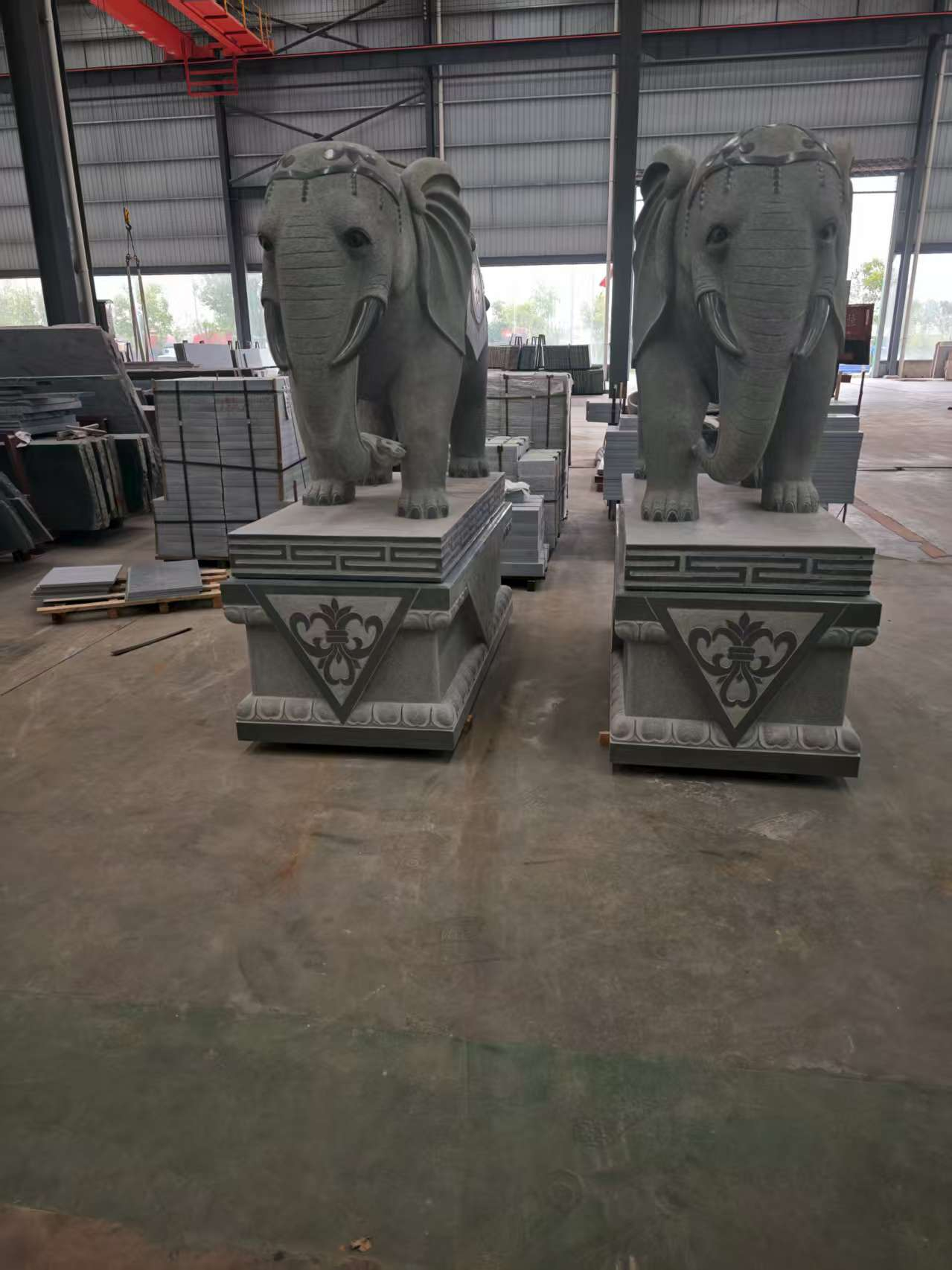 铜川芝麻灰花岗岩对象 芝麻白芝麻灰大象